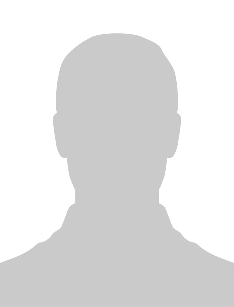 Profile Placeholder image. Gray silhouette no photo of a person on the avatar. The default pic is used for web design.